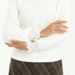 Elegant Jacquard Blouse for Women Image