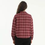 Elegant Checked Blouse for Women Image