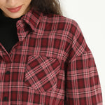 Elegant Checked Blouse for Women Image