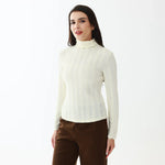 Elegant Jacquard Blouse for Women Image