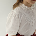 Jacquard Blouse For Girls