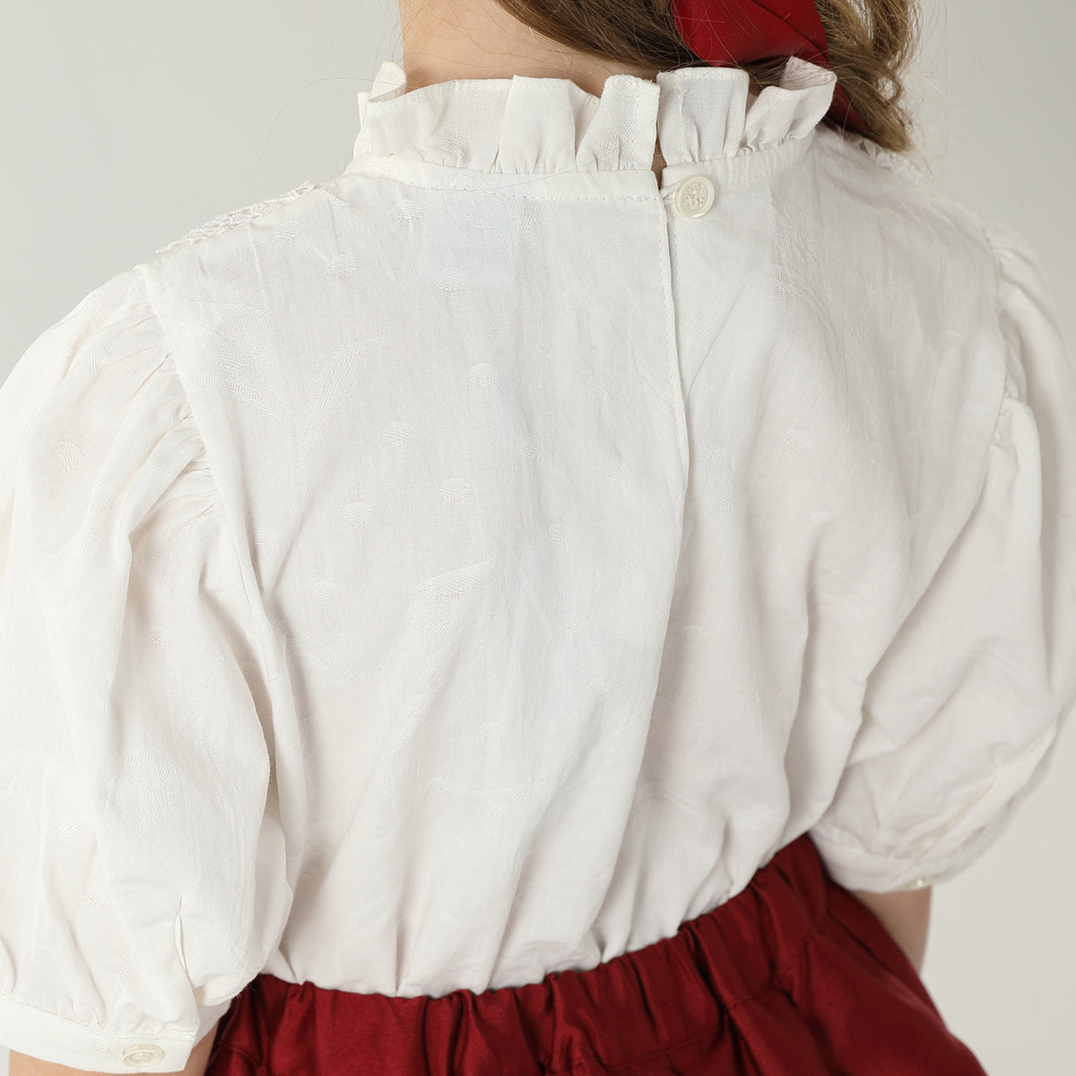 Jacquard Blouse For Girls