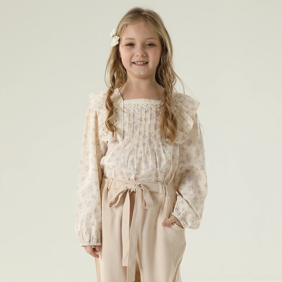 Floral Blouse For Girls