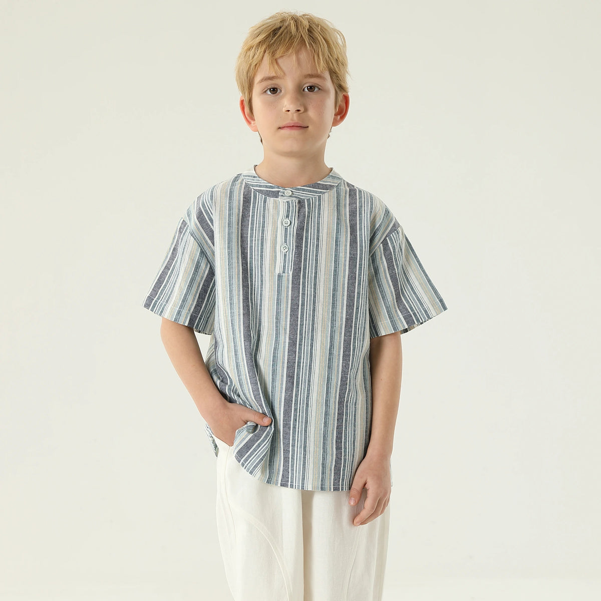 Striped Blouse For Boys