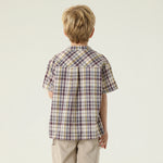 بلوزة كاروهات للأولاد