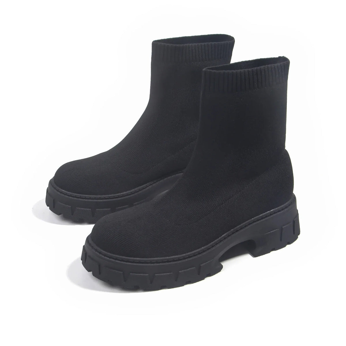 Black Casual Boots for Women Image