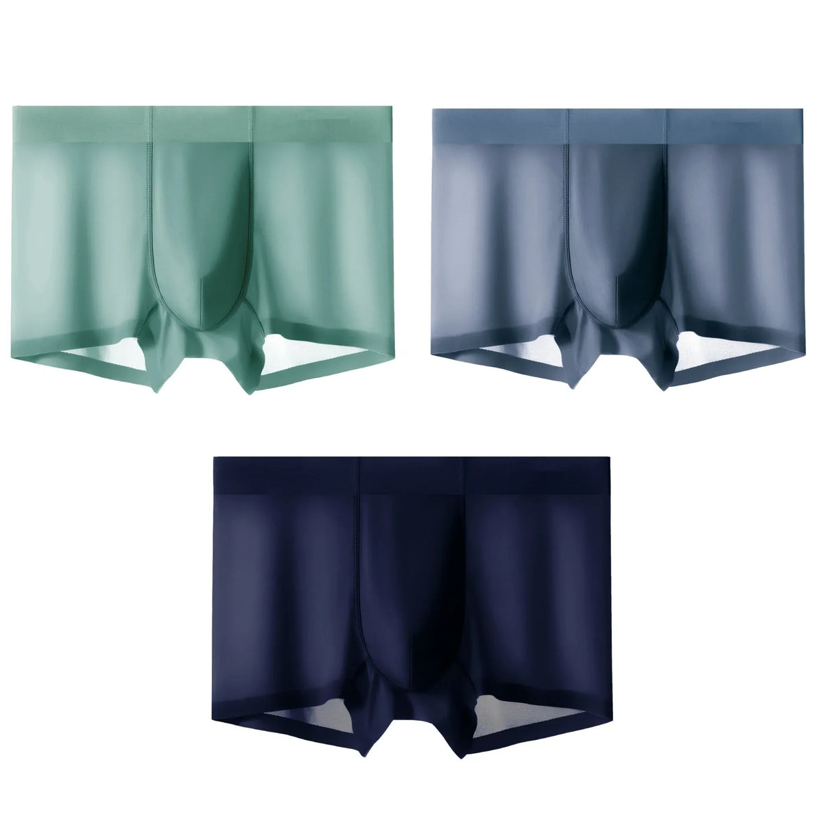 Color-Blocked Boxer-3 Pack for Men Image