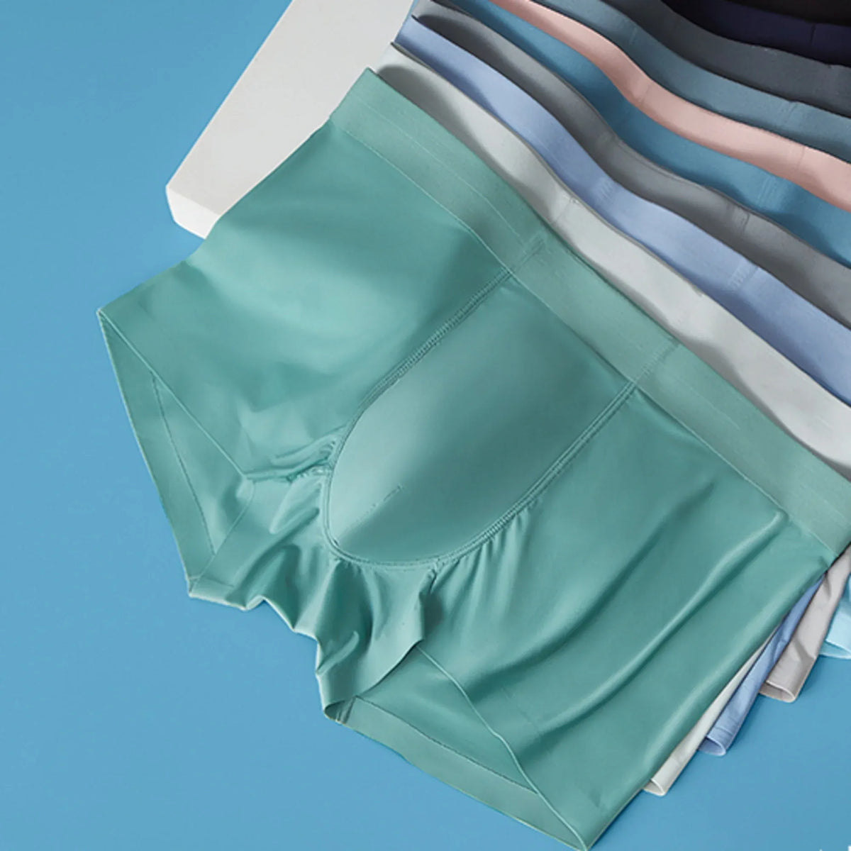 Color-Blocked Boxer-3 Pack for Men Image