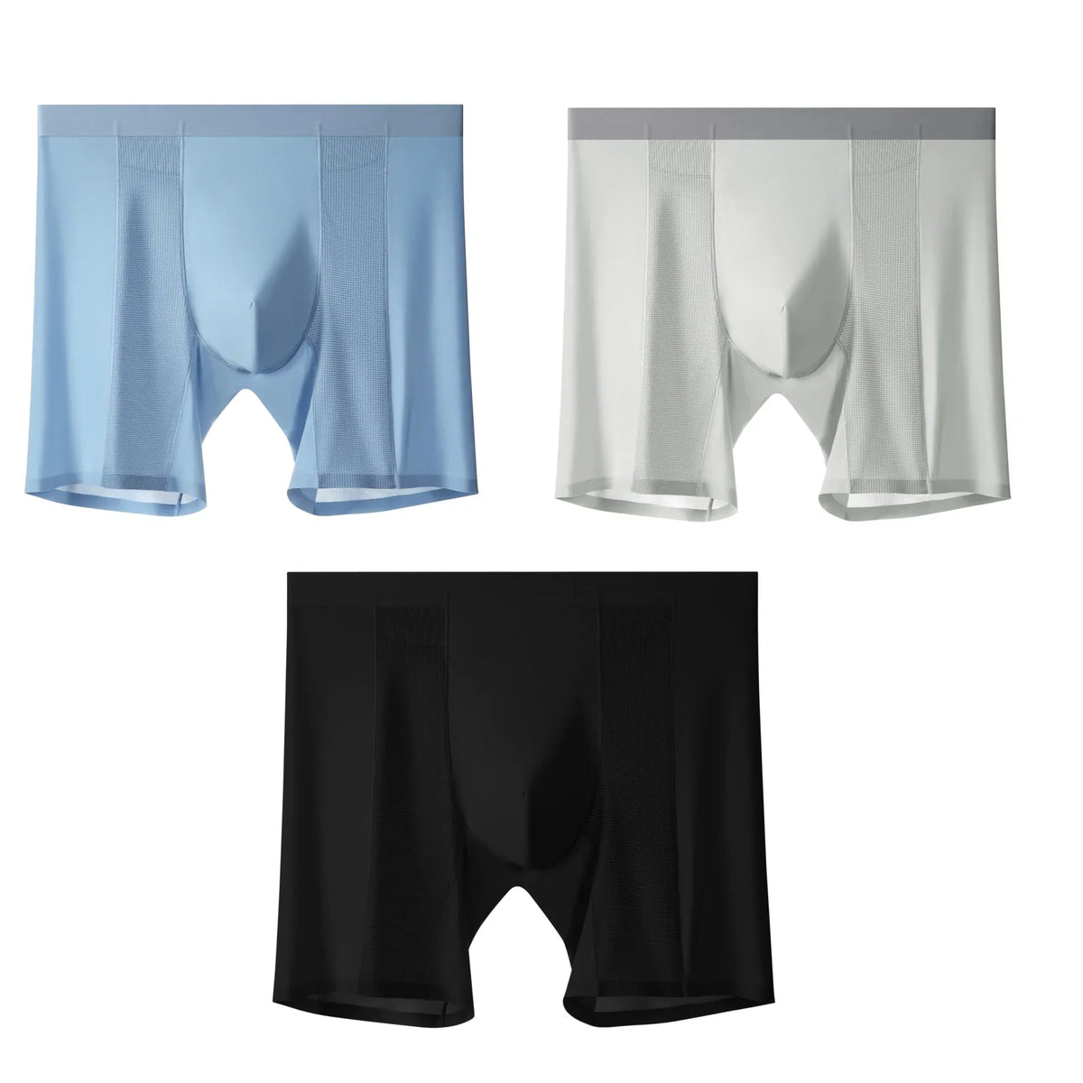 Color-Blocked Boxer-3 Pack for Men Image