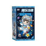 Bricks Blue And White Porcelain Astronauts