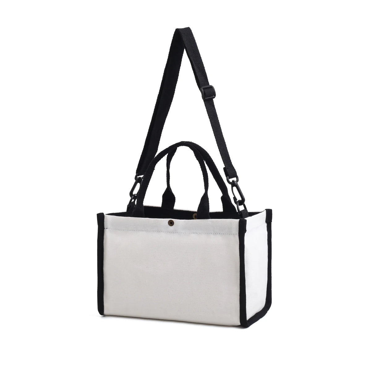 Free White Canvas Tote Bag for Women Image