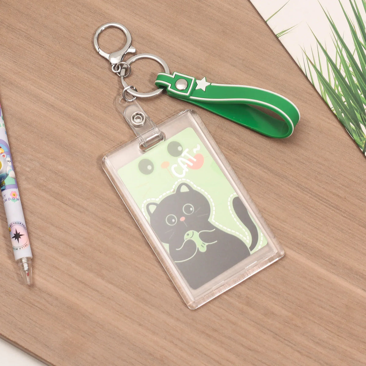 Free Green Card Holder Image