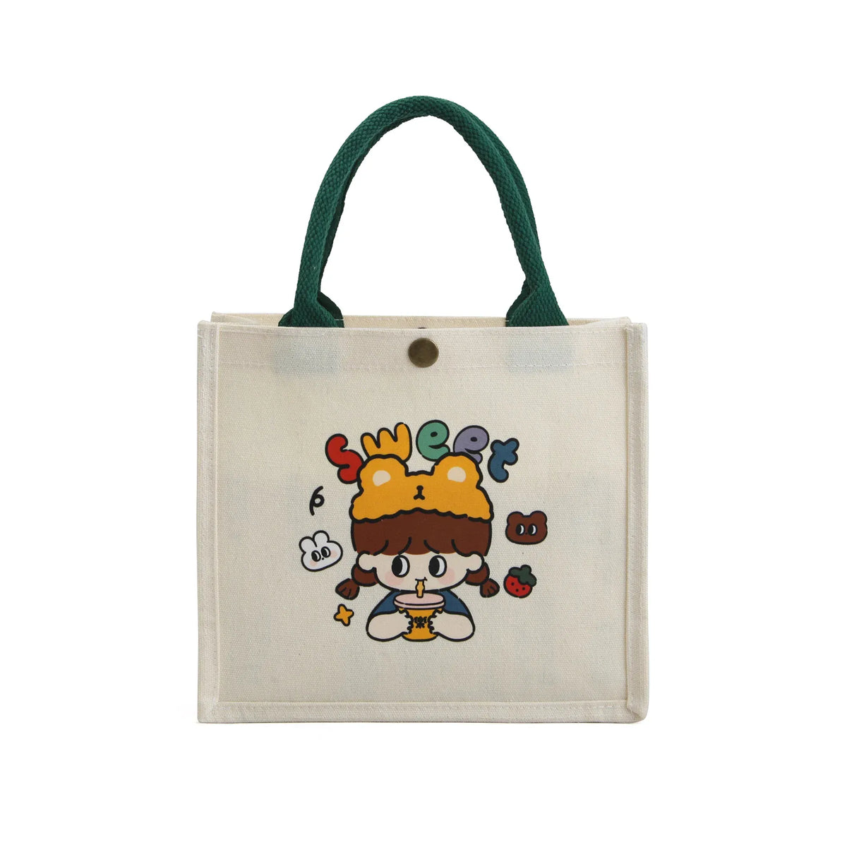 Free Green Carry Bag for Girls Image