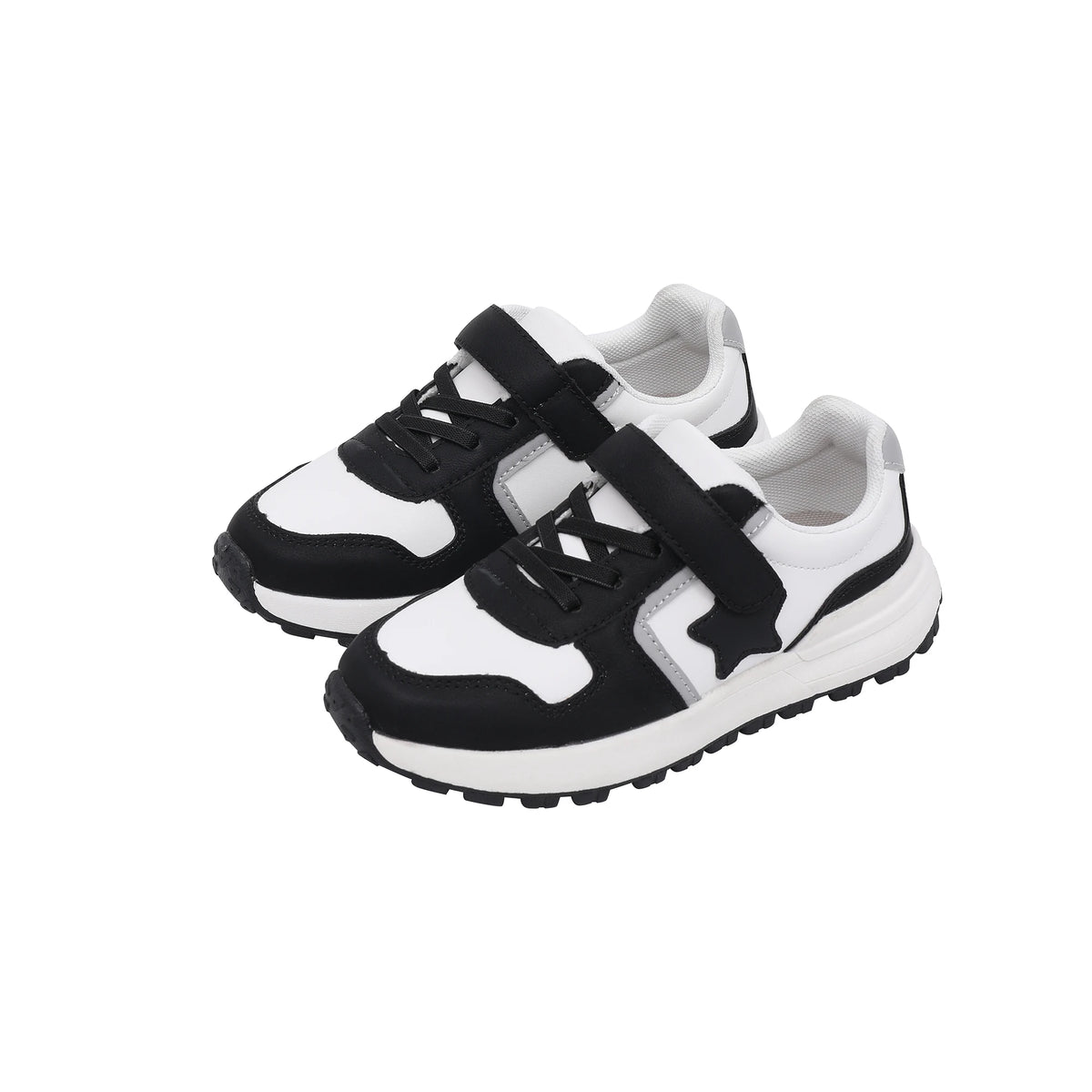 Black Casual Shoes for Boys Image