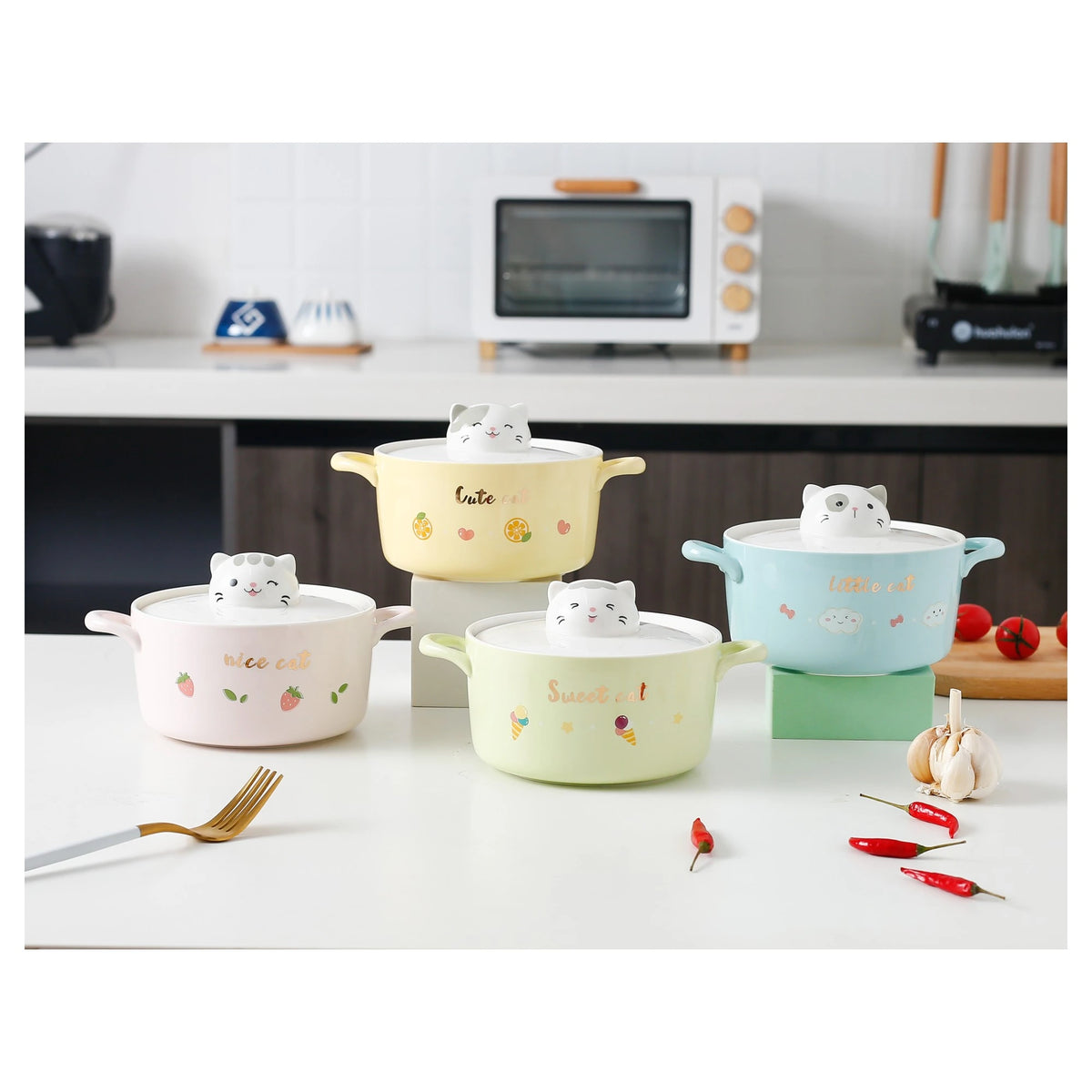 1000ml Pink Ceramic Bowl 1000ml Image