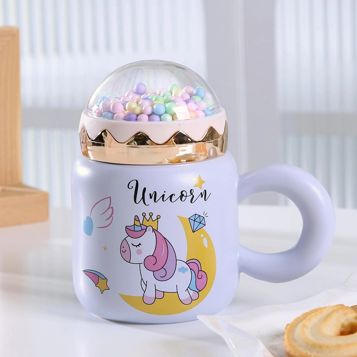 400ml Purple Ceramic Cup 400ml Image