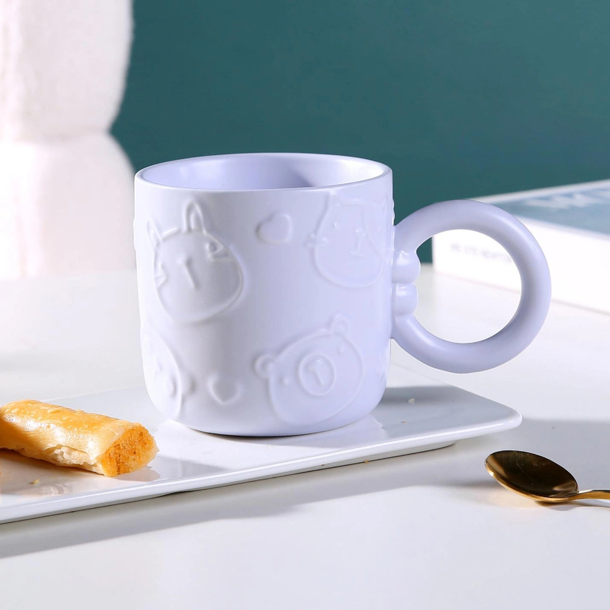 370ml Purple Ceramic Cup 370ml Image