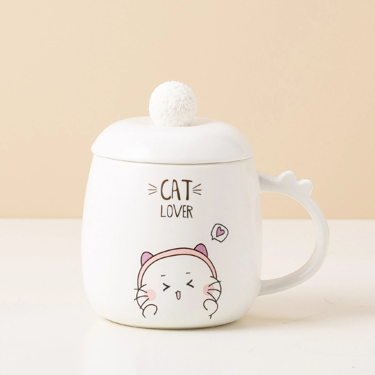 400ml White Ceramic Cup 400ml Image