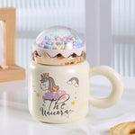 400ml Light Yellow Ceramic Cup 400ml Image