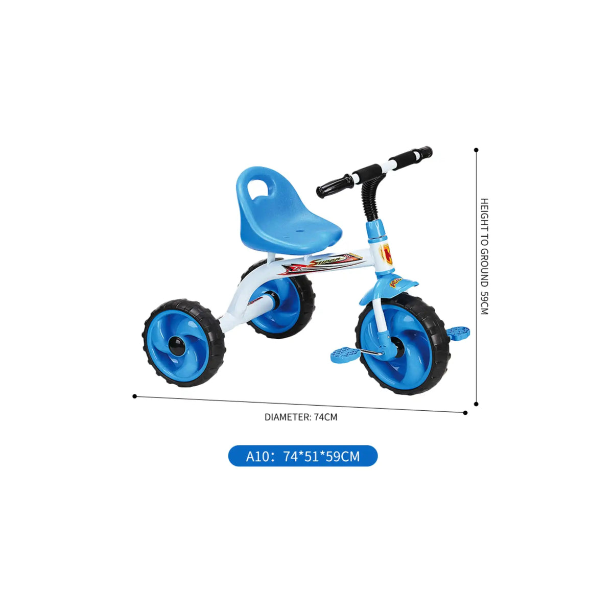 Free Red Child Tricycle (1.5-3Y) Image