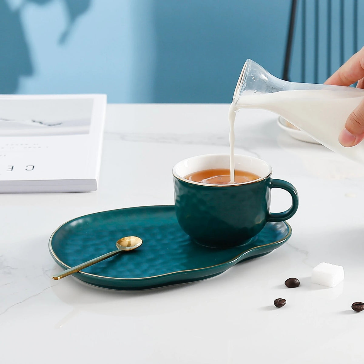 200ml Dark Green Coffee Cup Image