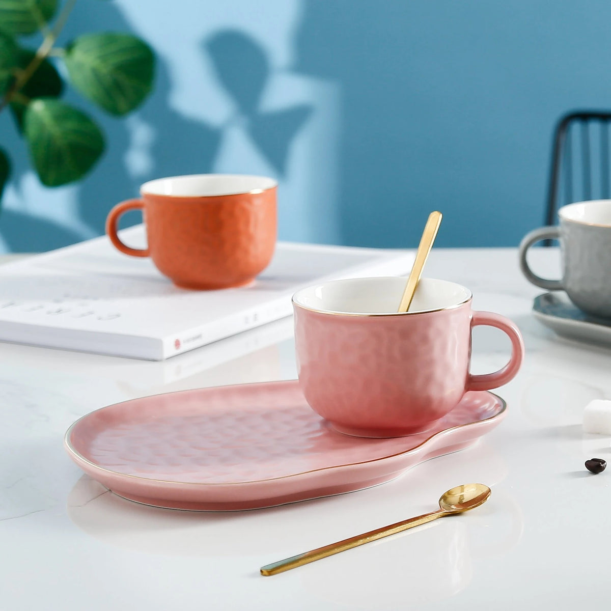 200ml Pink Coffee Cup Image