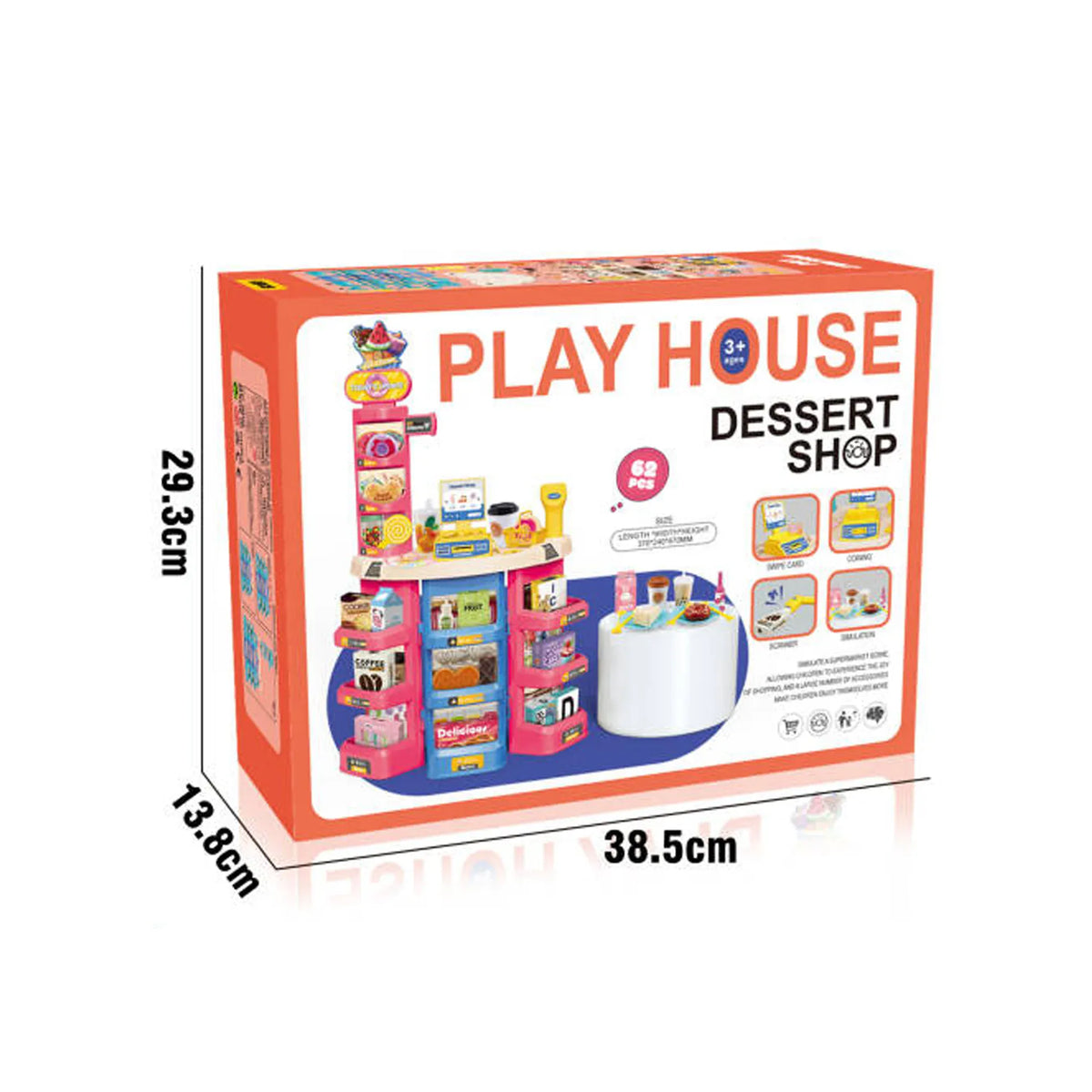 3Y Peach Coffee Dessert Table for Girls Image