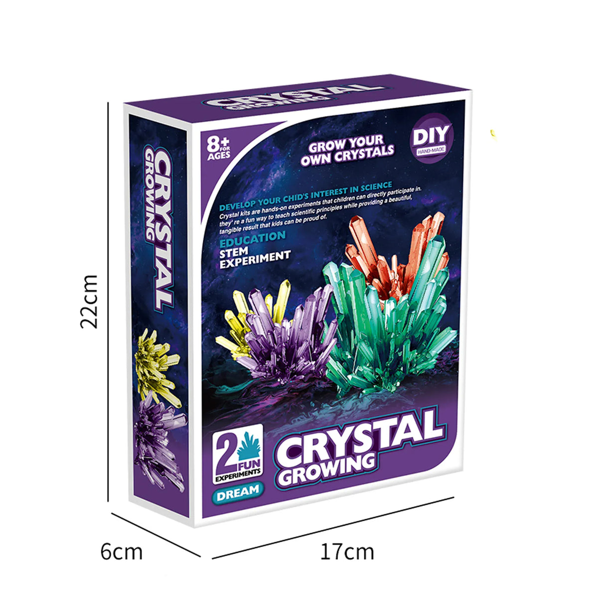 8Y Multicolor Crystal Planting -2PC for Unisex Image