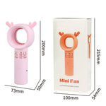 Cute Mouse Holding Bladeless Fan Image