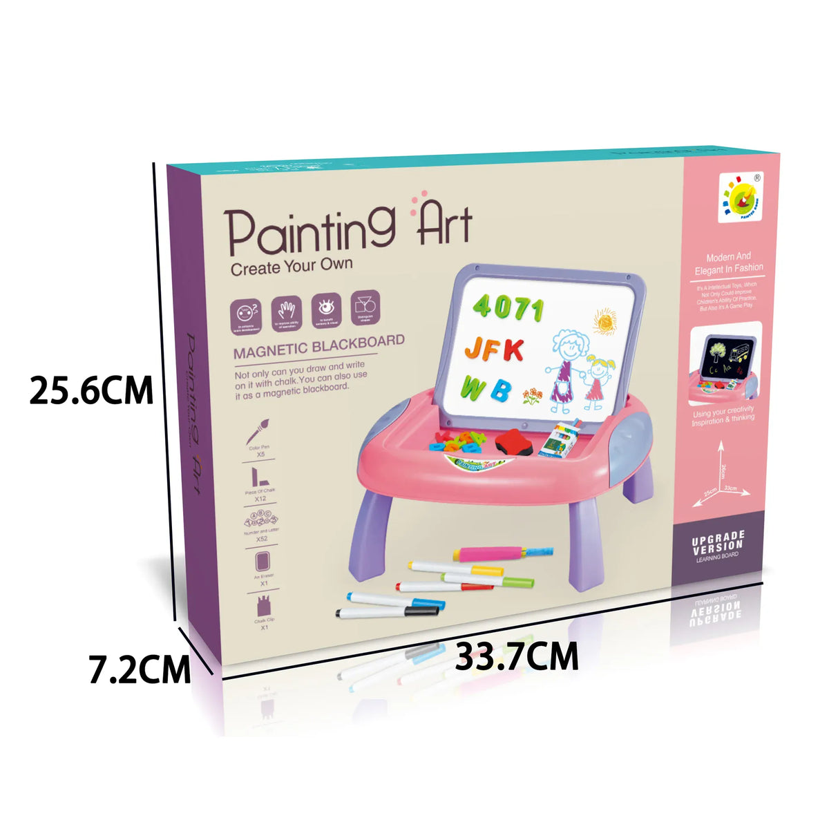 Double-Sided Drawing Table for Girls Image