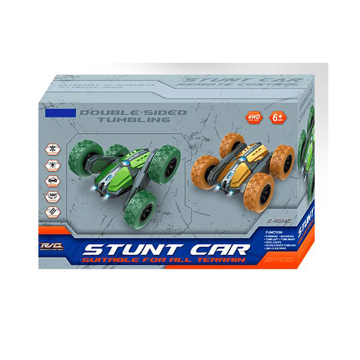 Double Sided Stunt Remote Control Car for Boys Image