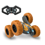 6Y Yellow Double Sided Stunt Remote Control Car for Boys Image