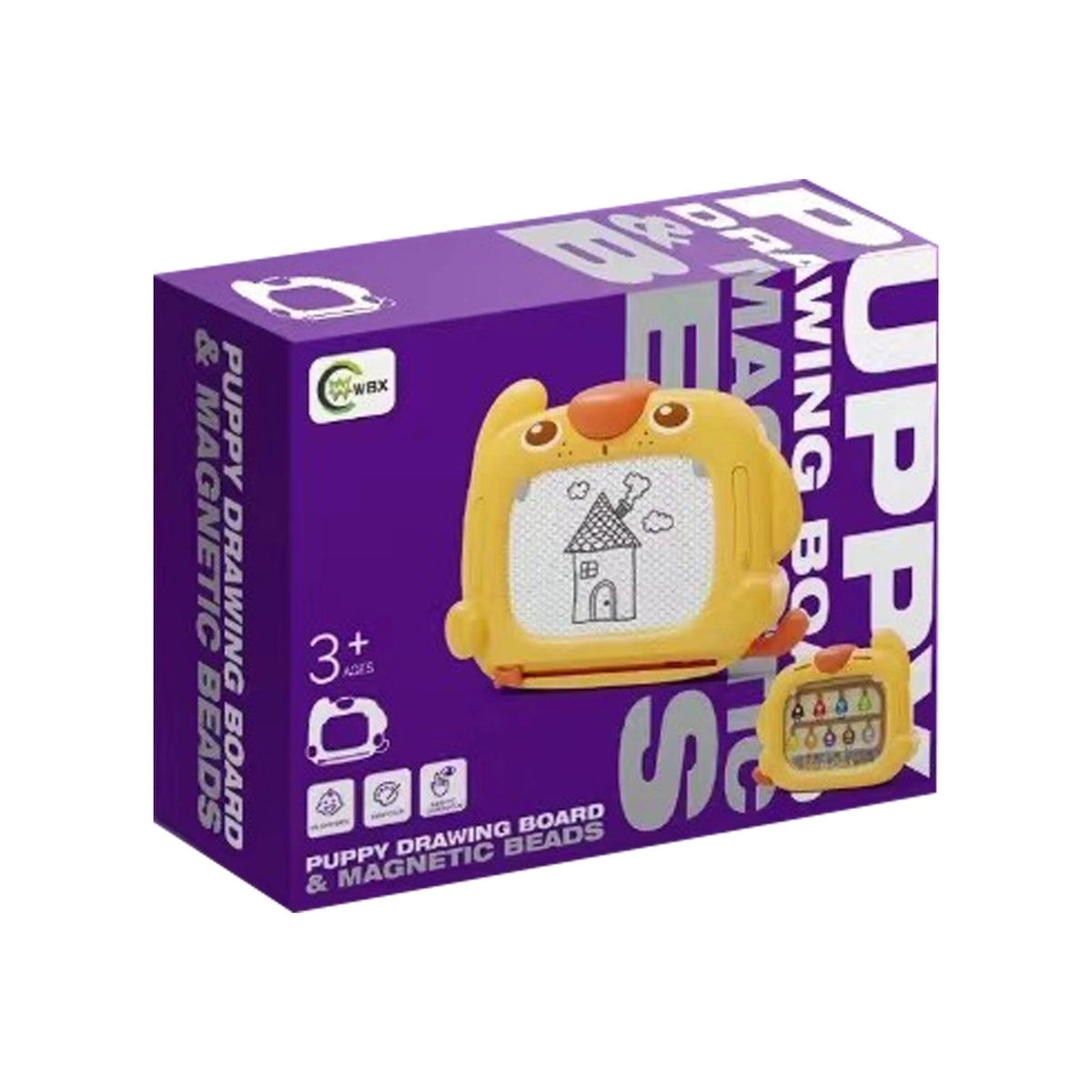 1-3Y Yellow Drawing Board for Unisex Image