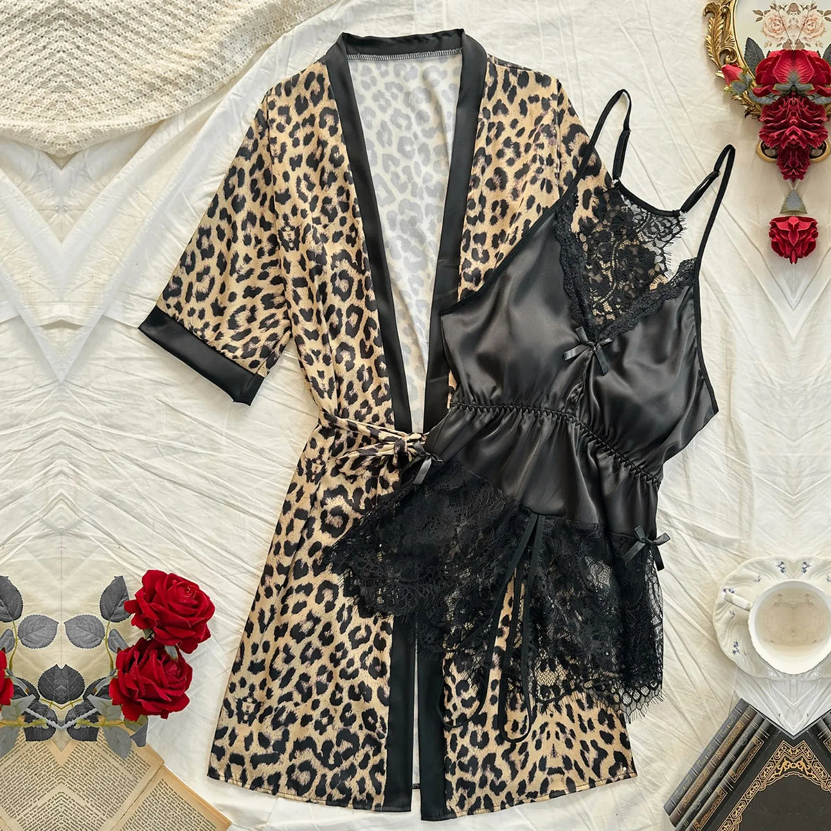 Black Dress-2pc Lingerie For Women Image