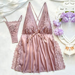Light Purple Dress-2pc Lingerie For Women Image