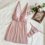 Pink Dress-2pc Lingerie For Women Image