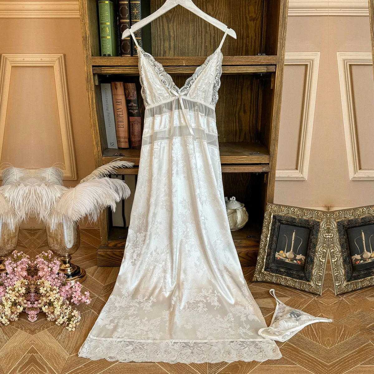 White Dress-2pc Lingerie For Women Image