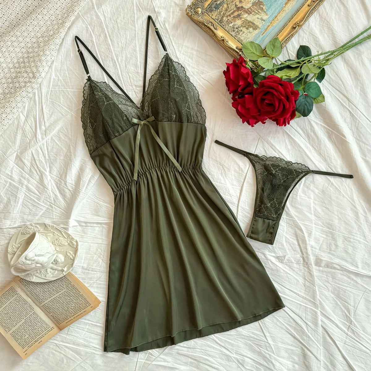 Dress-2pc Lingerie For Women Image