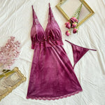 Purple Dress-2pc Lingerie For Women Image