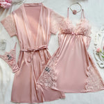 Pink Dress-3pc Lingerie For Women Image