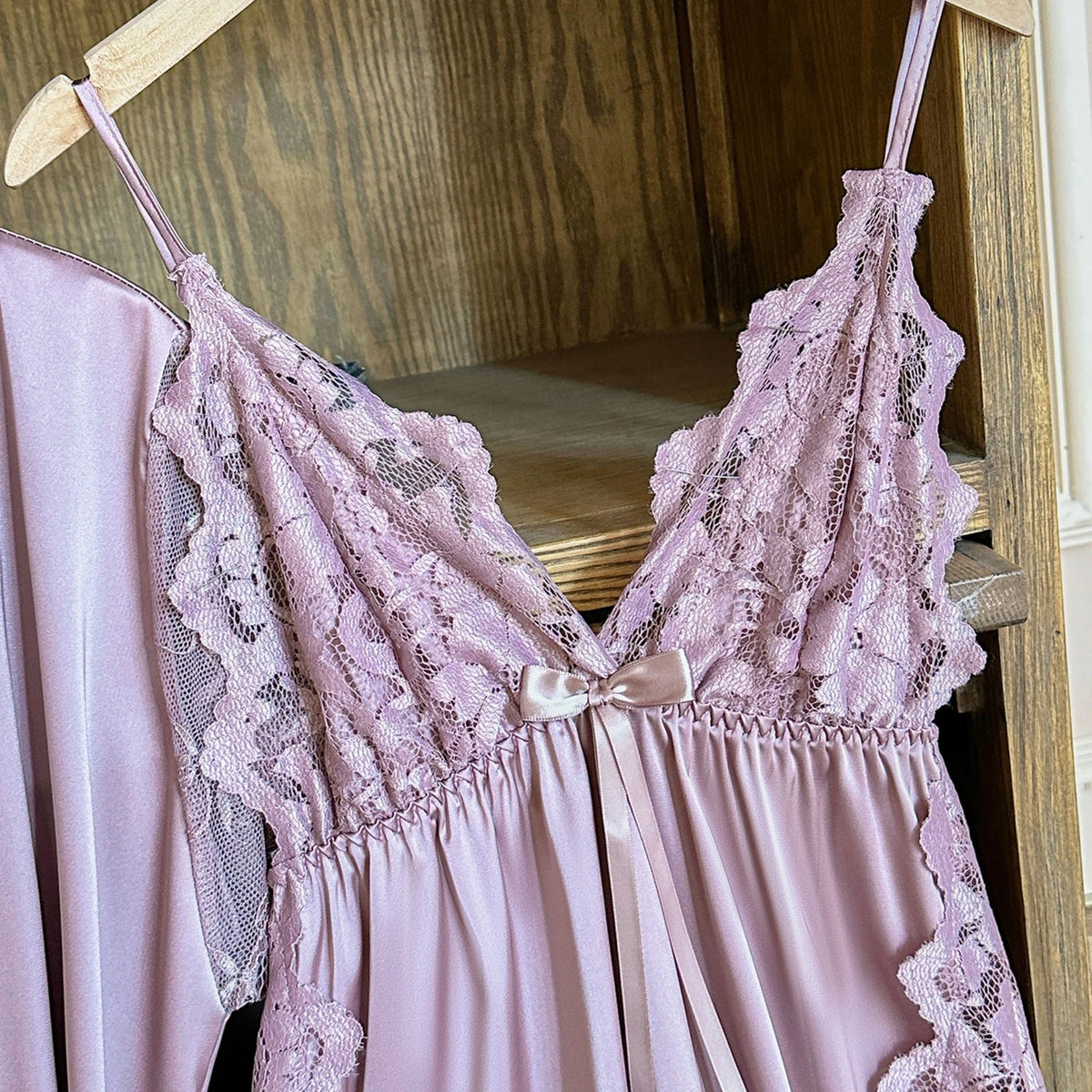 فستان نوم 3 قطع للنساء