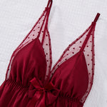 فستان نوم 3 قطع للنساء