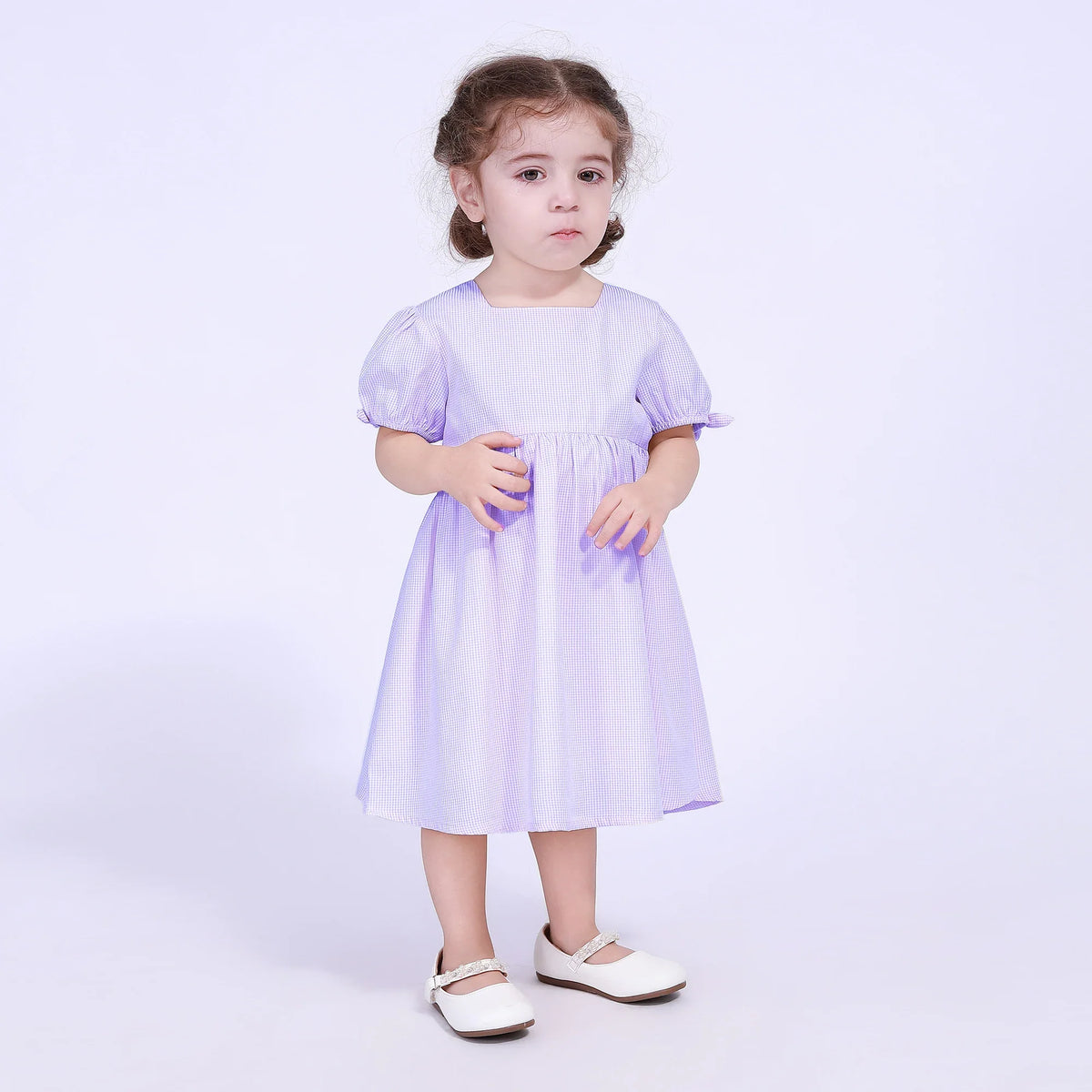 Checked Dress for Baby Girl Image