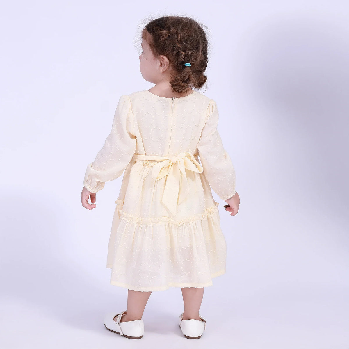 Jacquard Dress for Baby Girl Image