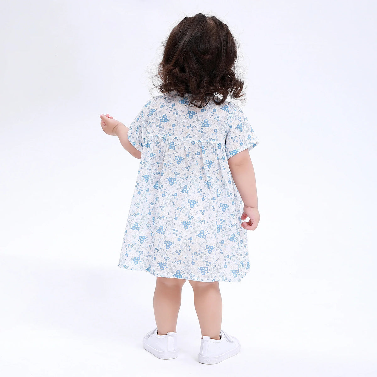 Floral Classic Dress for Baby Girl Image