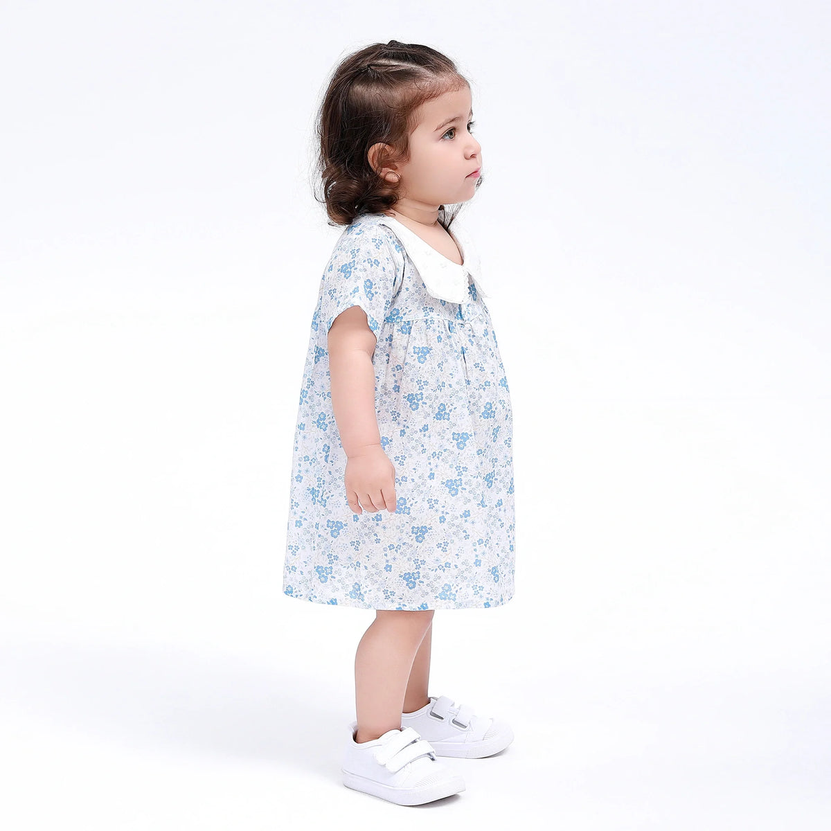 Floral Classic Dress for Baby Girl Image