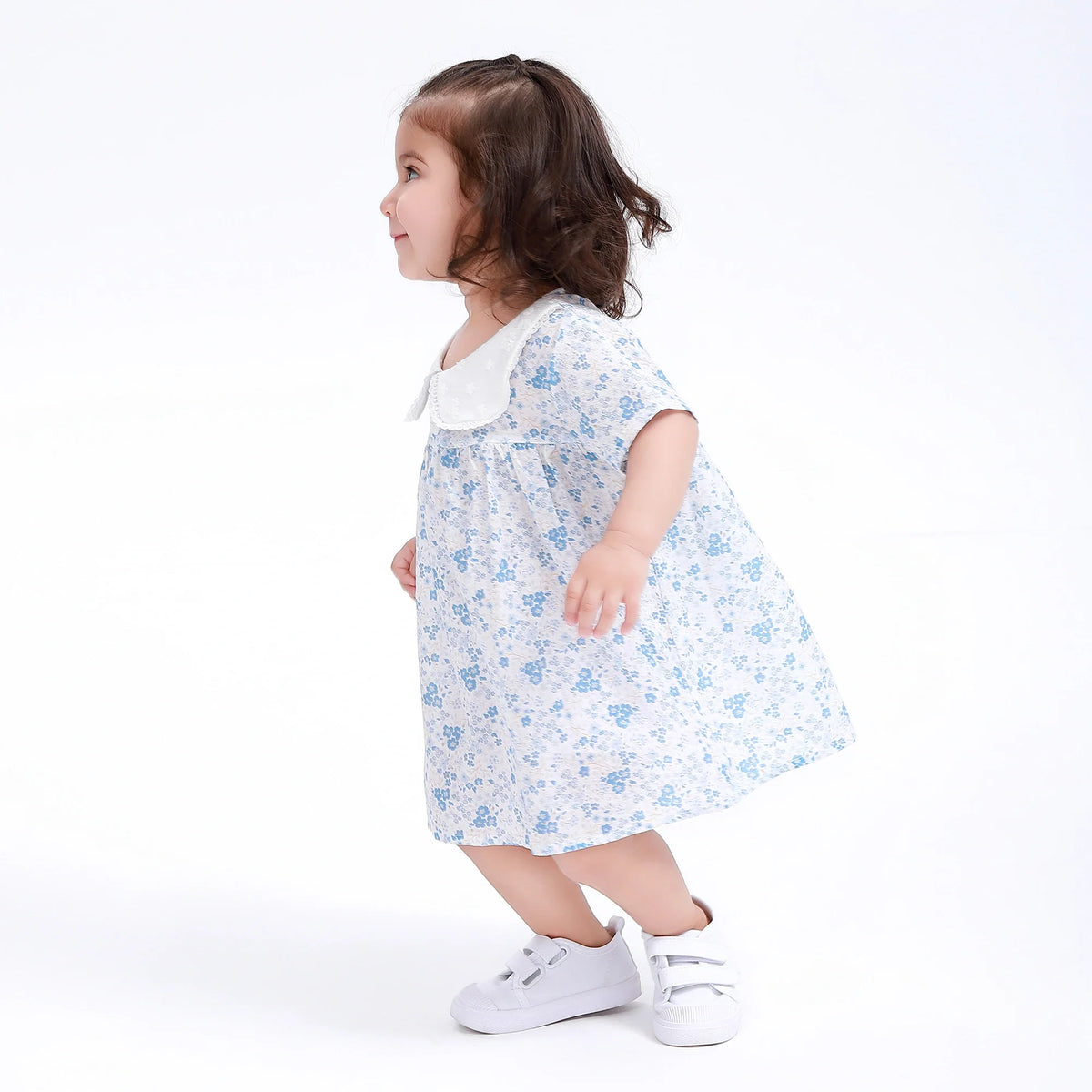 Floral Classic Dress for Baby Girl Image