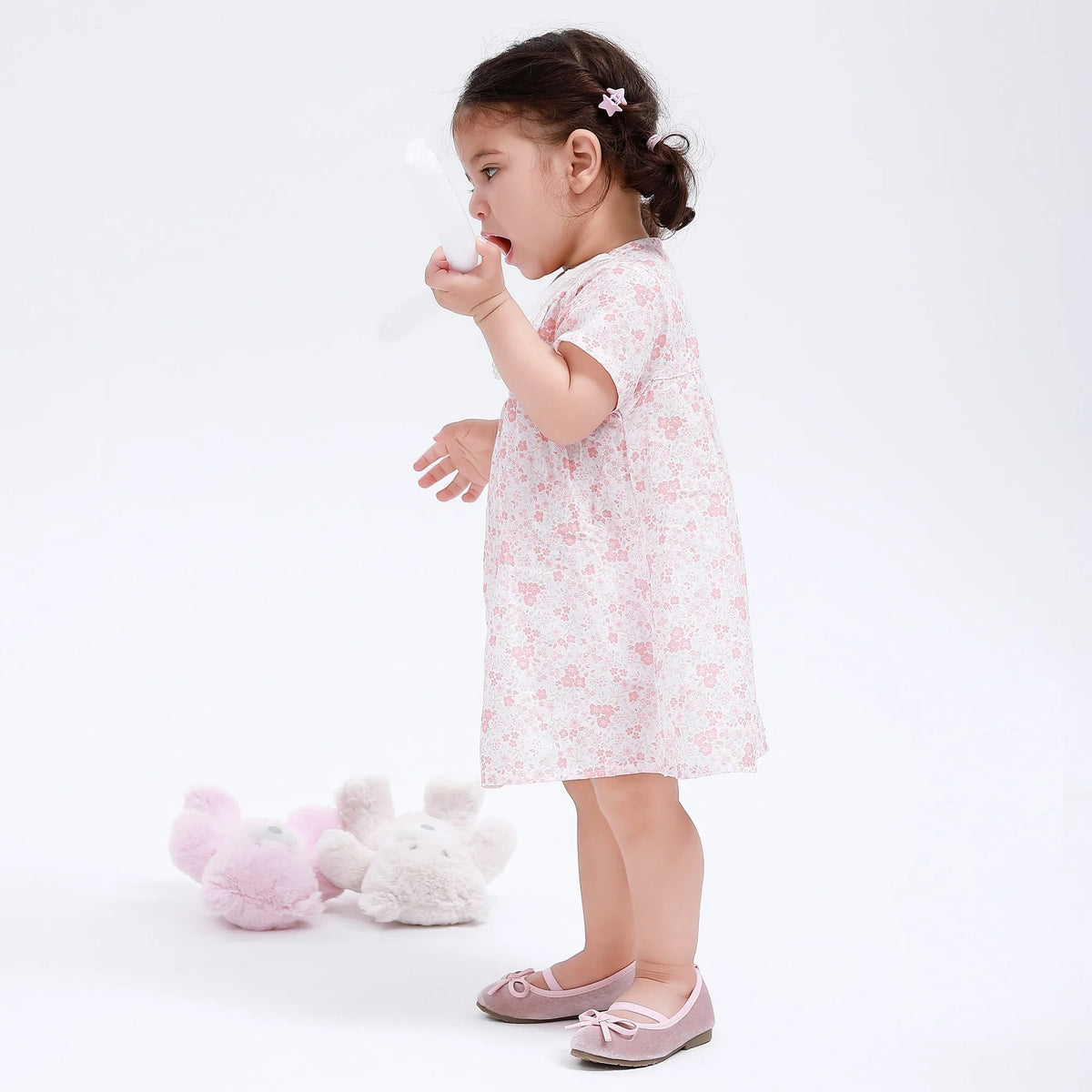 Floral Classic Dress for Baby Girl Image