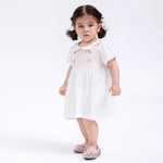 Printed Classic Dress for Baby Girl Image