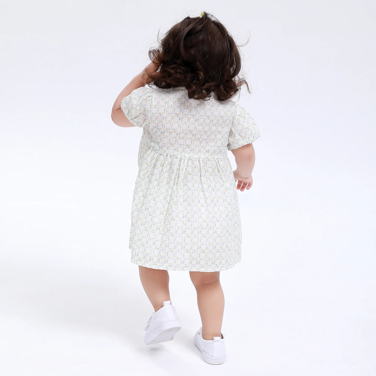 Floral Classic Dress for Baby Girl Image
